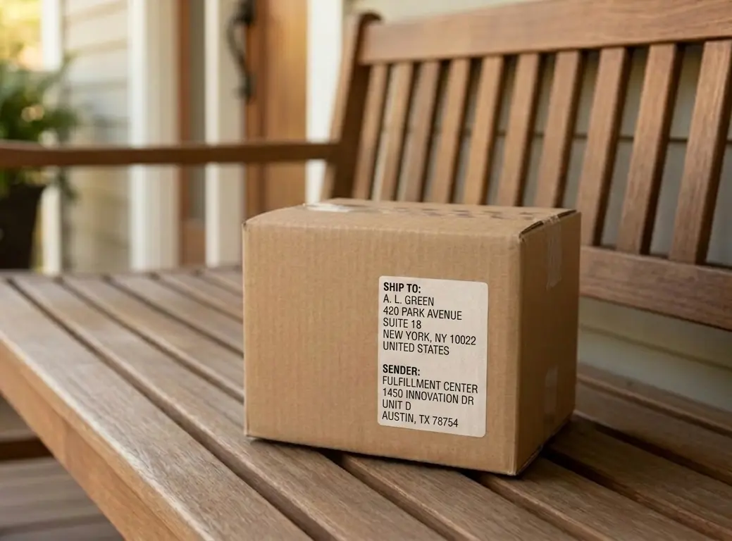 Example of discreet, unbranded USPS shipping package for Sildenafil